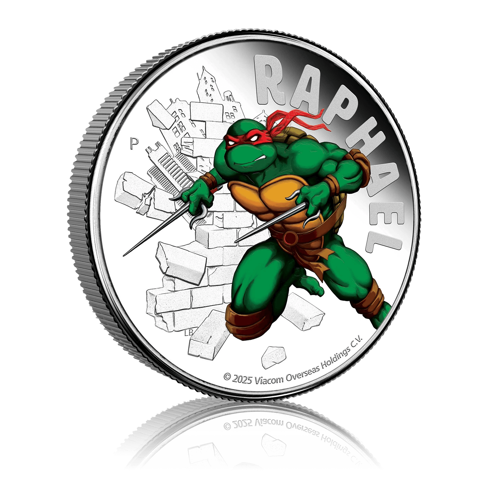 1oz Silver Teenage Mutant Ninja Turtles Raphael (2025) 4